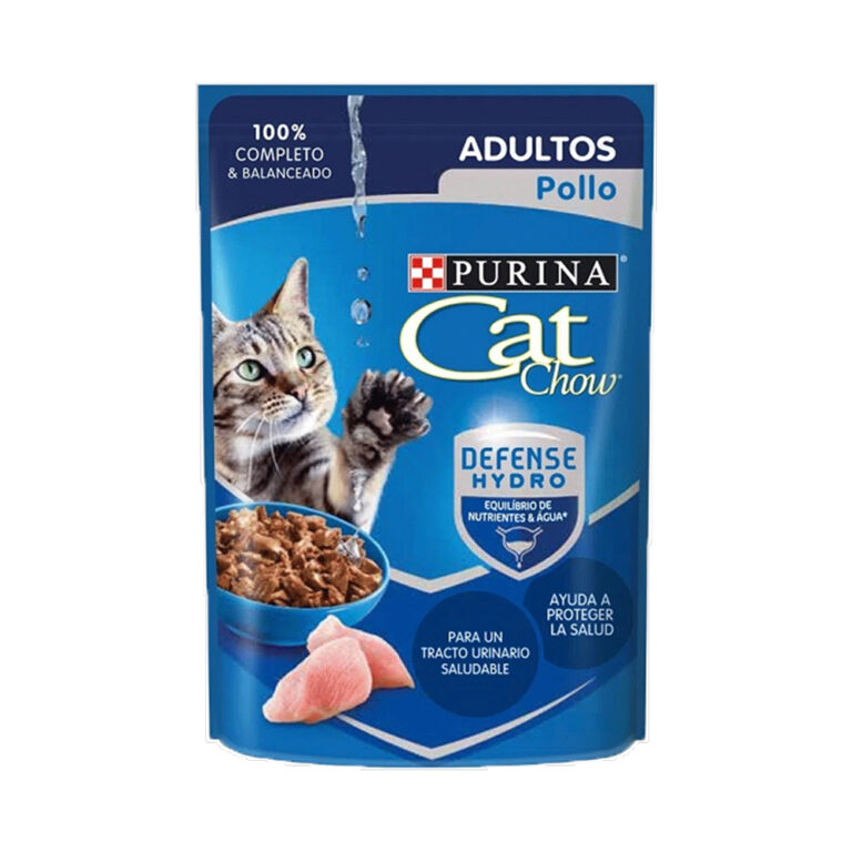 Cat Chow Pouch Pollo x 85g x U