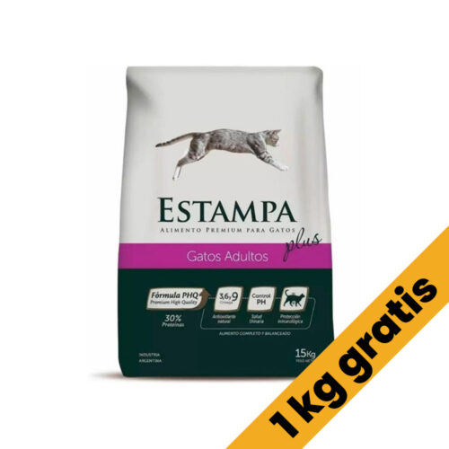 Estampa Plus Gato x 15kg