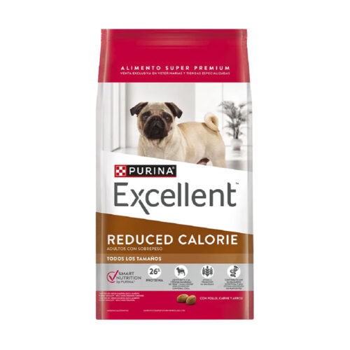 Excellent Perro Adulto Bajas Calorías x 15Kg