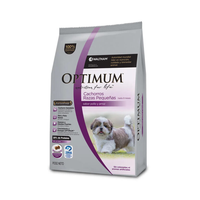 Optimum Cachorro Raza Pequeña x 15kg