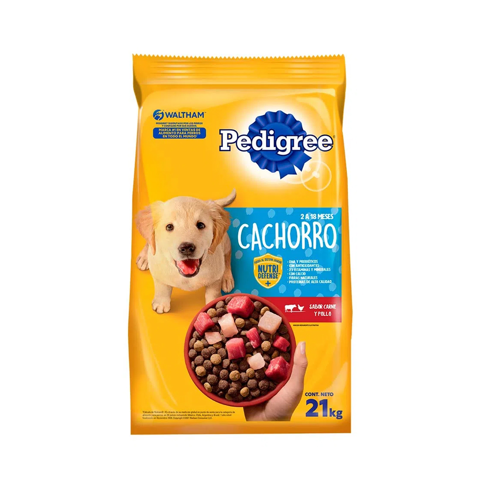 Pedigree Cachorros x 21kg
