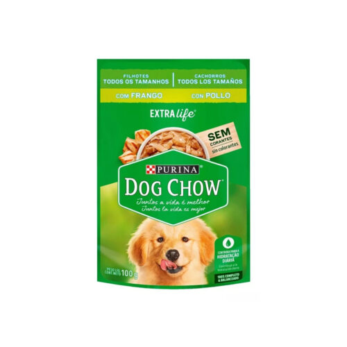 Dog Chow Pouch Cachorros Pollo 100g