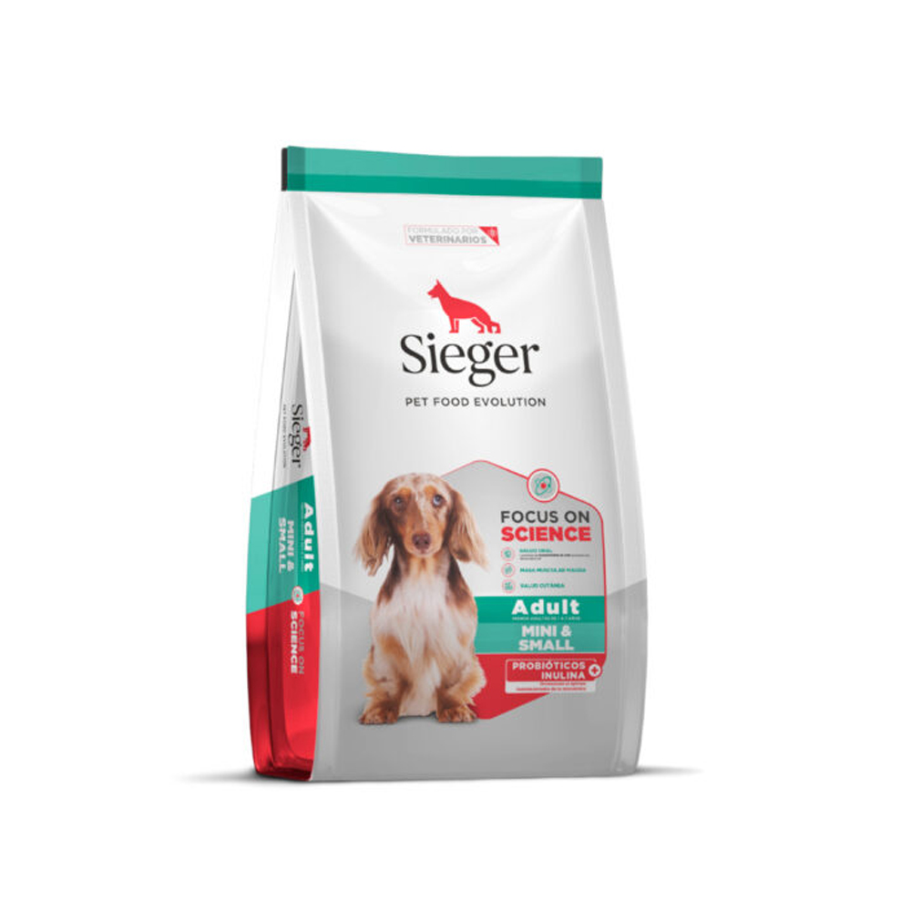 Sieger Perro Adulto Raza Pequeña x 12kg