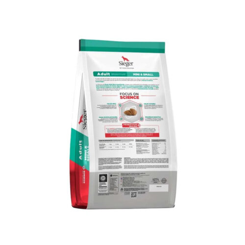 Sieger Perro Adulto Raza Pequeña x 3kg
