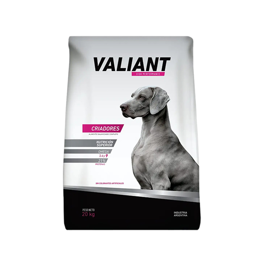 Valiant Perro Adulto High Performance x 20 kg