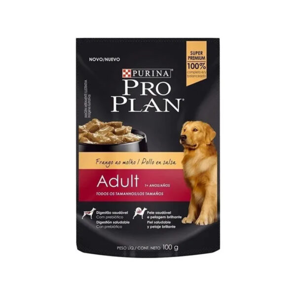 Pouch ProPlan Perro Adulto - Pollo x 100g