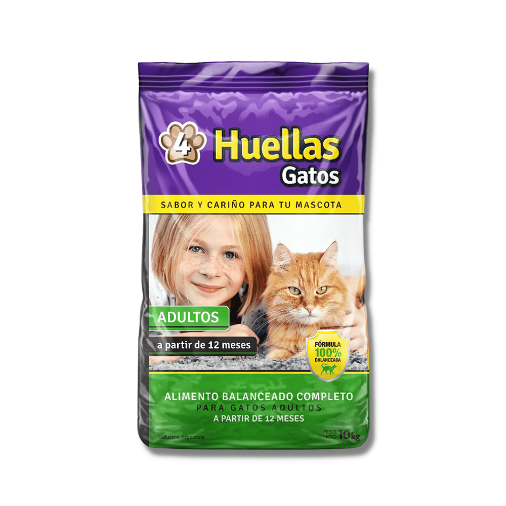 4 Huellas Gato x 20 Kg