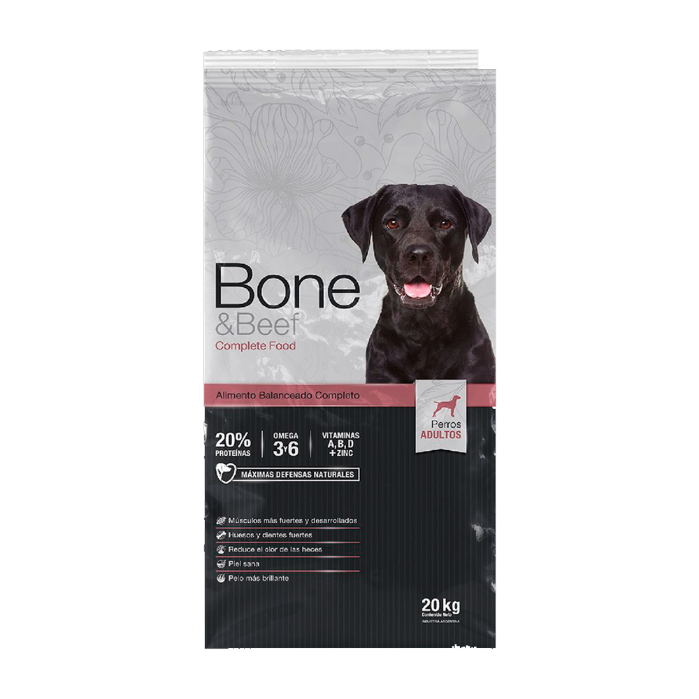 Bone Beef Perro Adulto x 20 Kg.