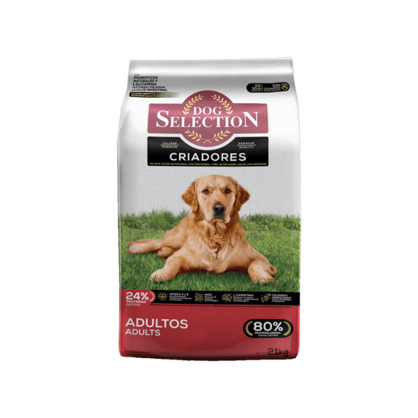 Dog Selection Criadores Perro Adulto Carne x 21kg
