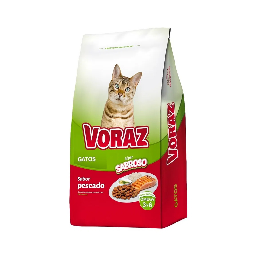 Voraz Gato Pescado x 10 Kg
