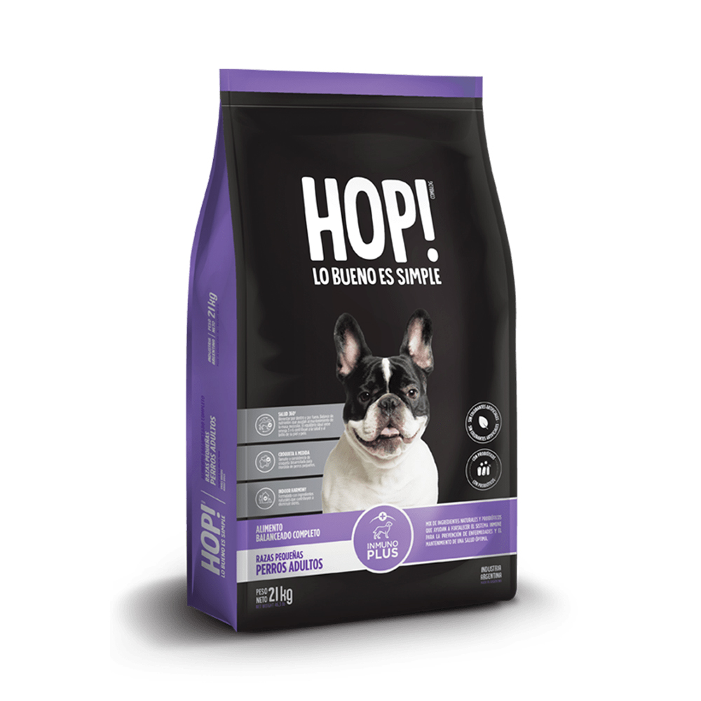 HOP! Perro Adulto Raza Pequeña x 21 kg