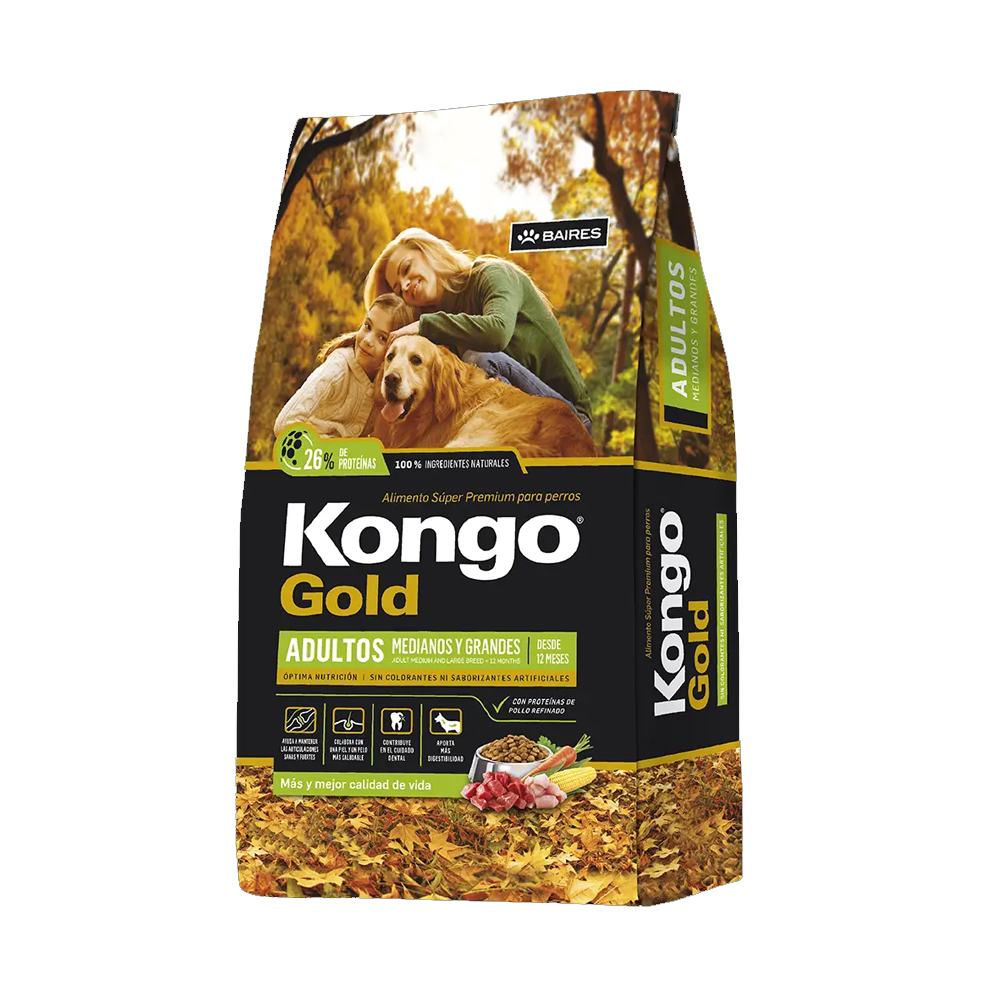Kongo Gold Perro Adulto x 21 Kg