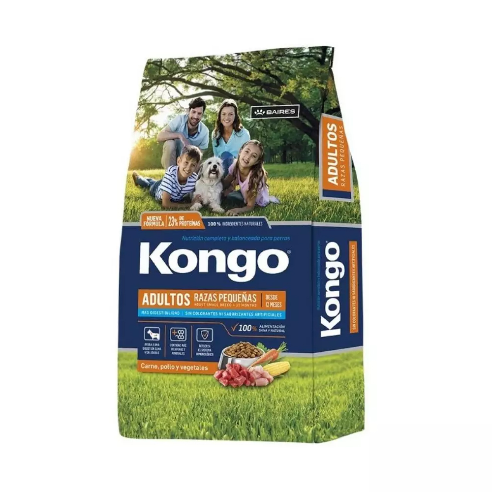 Kongo Natural Perro Adulto Raza Pequeña x 8 Kg