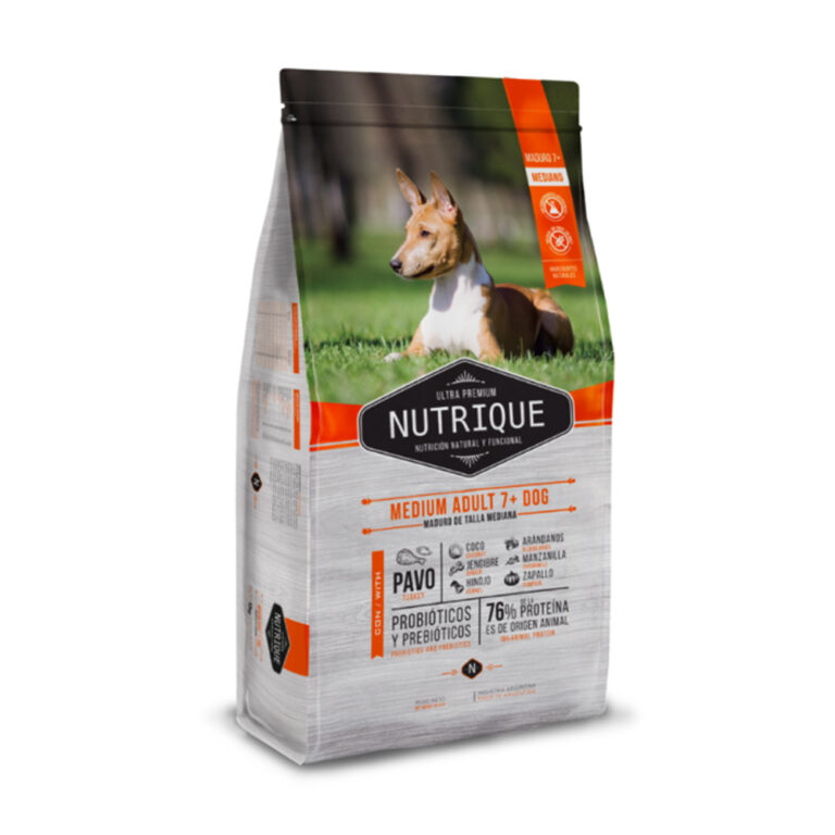 Nutrique Medium Adult 7+ Dog x 3kg