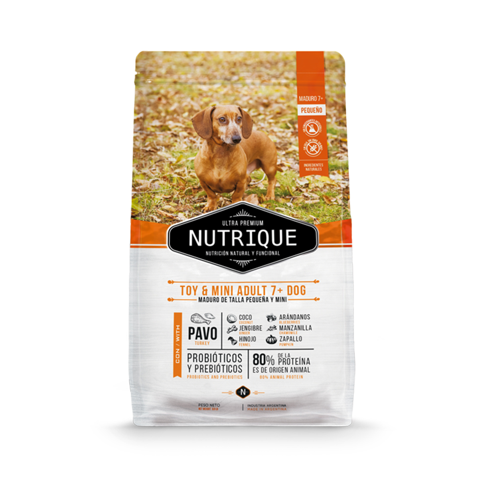 Nutrique Toy Mini Adult 7+ Dog x 3kg