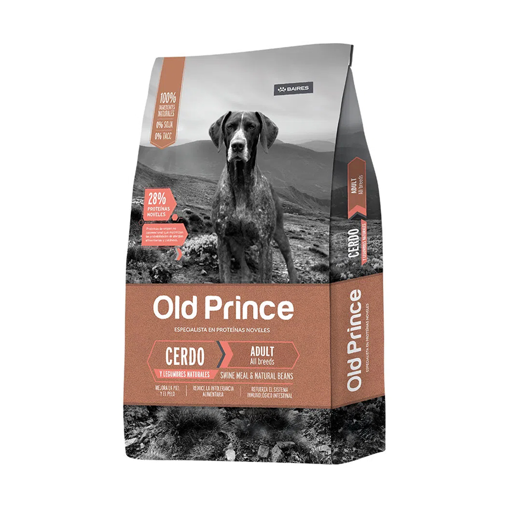 Old Prince Novel Cerdo y Legumbres Naturales x 3kg