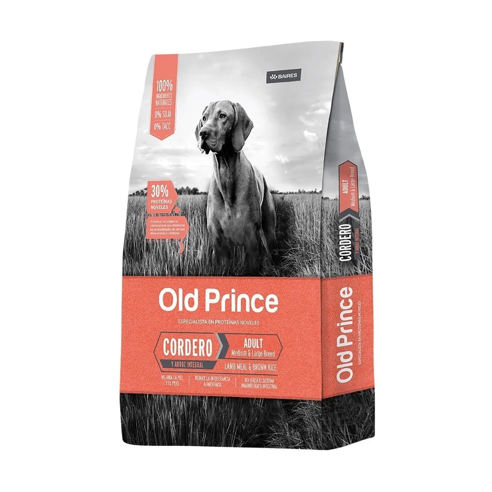 Old Prince Novel Cordero y Arroz Med Large x 15kg