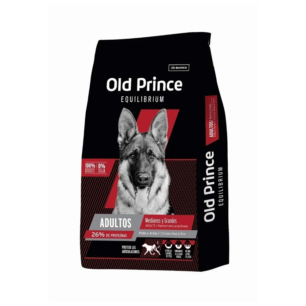Old Prince Equilibrium Adulto Med Large x 20kg