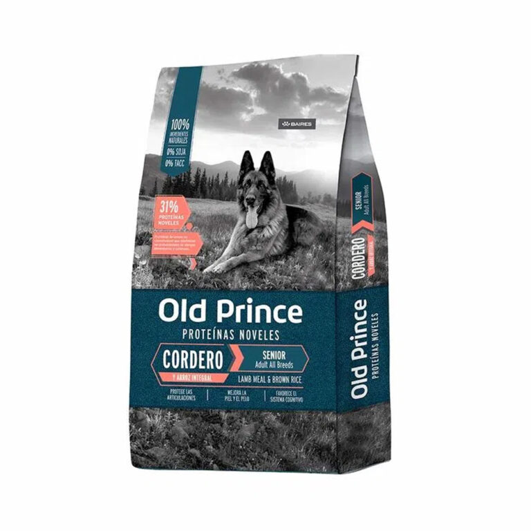 OLD PRINCE Senior Cordero Old Prince Novel Cordero y Arroz Senior x 15kg