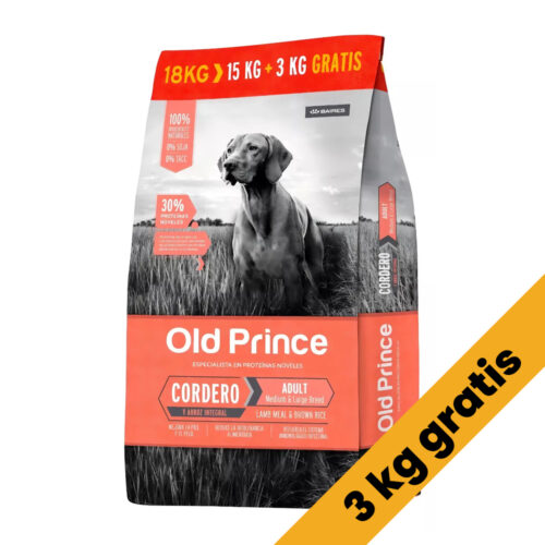 Old Prince Novel Cordero y Arroz Med Large x 15kg