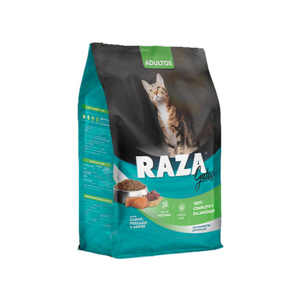 RazaMixG Raza Gato Carne Pescado y Arroz x 10 Kg