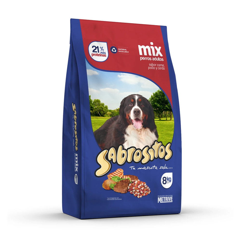 Sabrositos Perro Adulto Mix Carnes (Azul) x 15 Kg