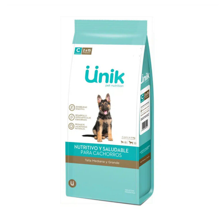 Unik Perro Cachorro Raza Mediana y grande x 3kg