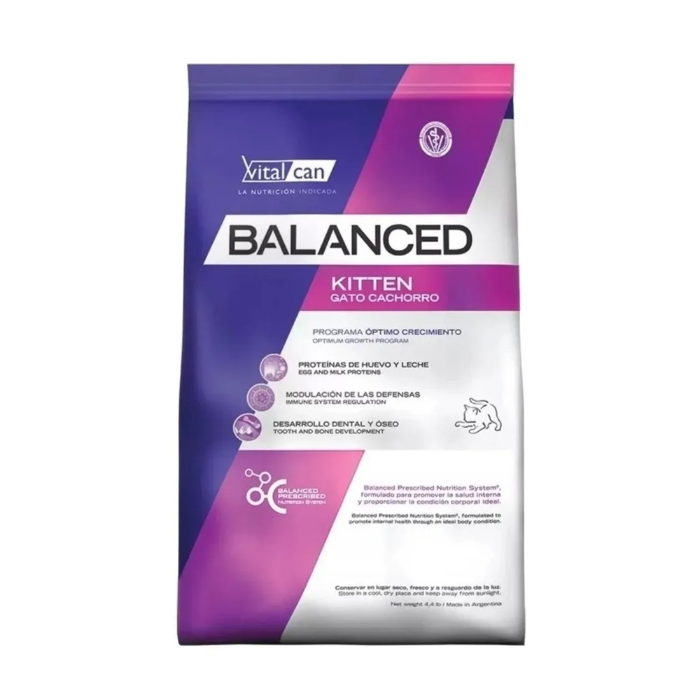 Vital Cat Balanced Gatito x 7,5kg