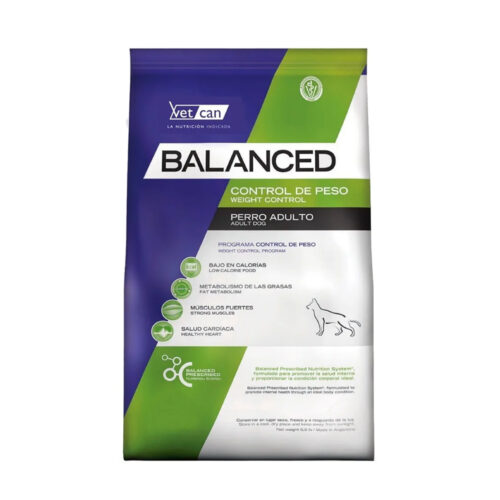 Vital Can Balanced Perro Control Peso All ages x 12kg