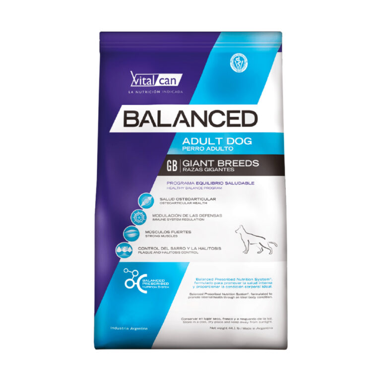 Vital Can Balanced Perro Adulto Raza Gigante x 20kg