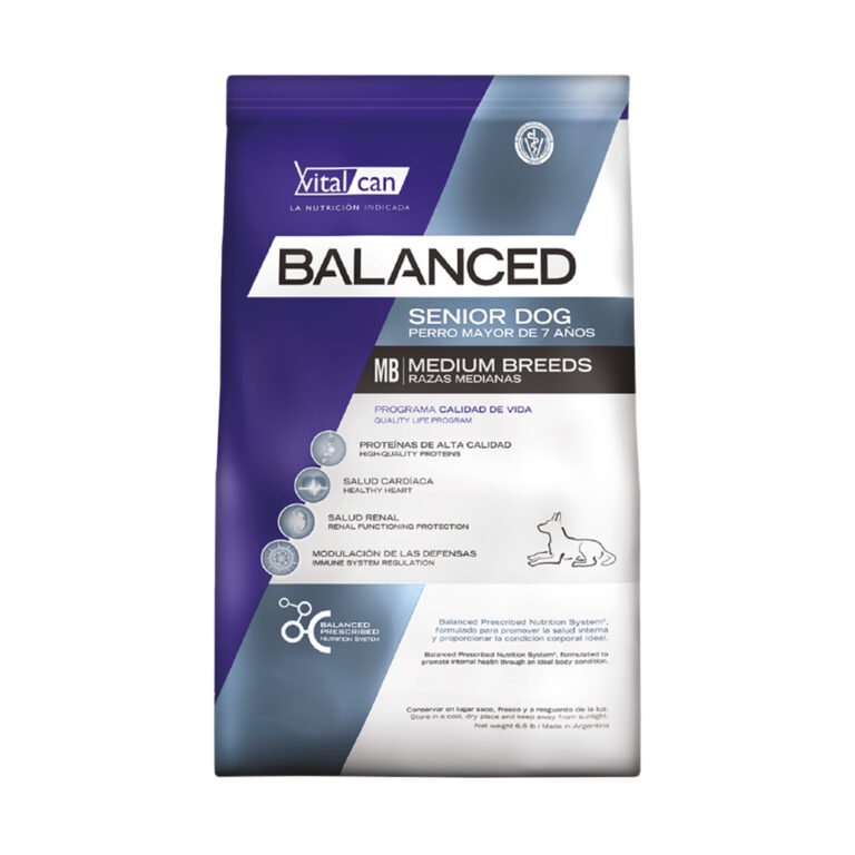 Vital Balanced Perro Senior Med Vital Can Balanced Perro Senior Raza Mediana x 3kg