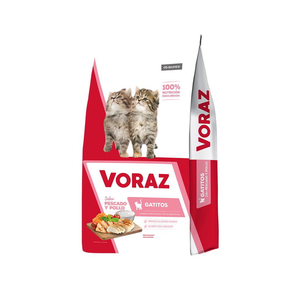 Voraz Gatito x 15 Kg