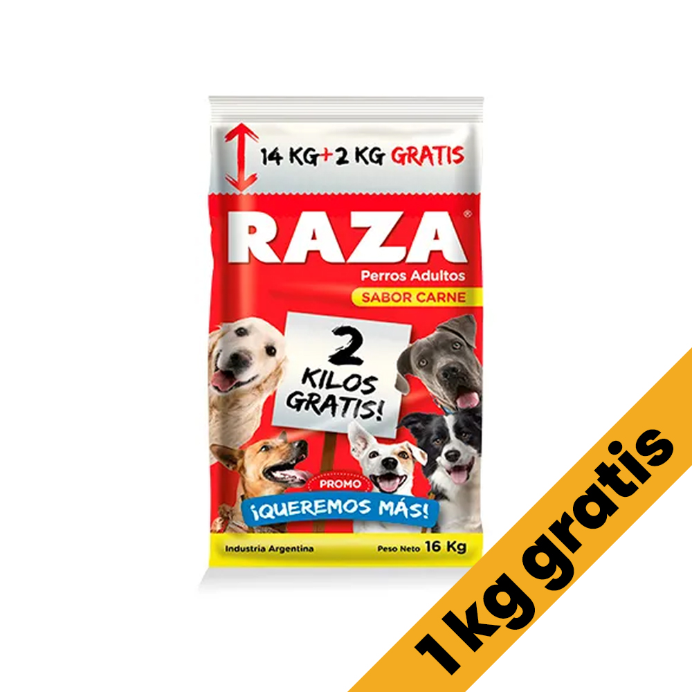 Raza Perro Adulto Carne x 15 Kg