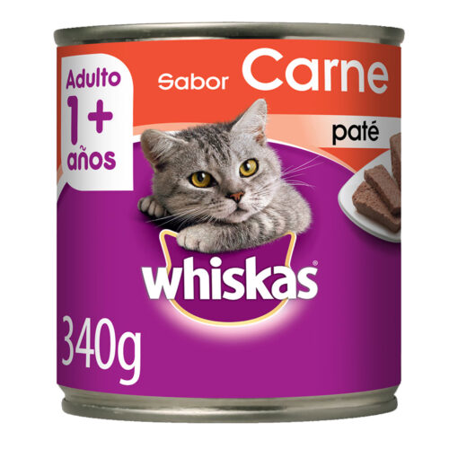 Lata Whiskas x 340 G Carne
