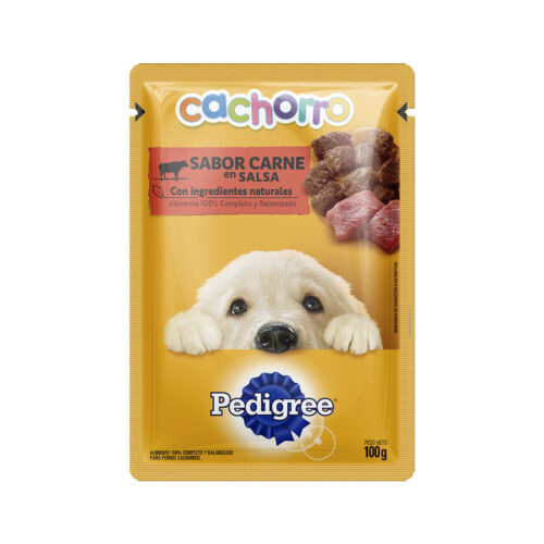 Pedigree Pouch Perro Cachorro Carne x 85 Gr x Unidad