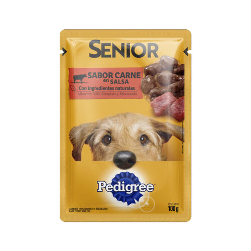Pedigree Pouch Perro Senior x85 Gr x Unidad