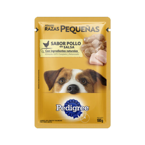 Pedigree Pouch Perro Adulto RP Pollo x 100 Gr x Unidad