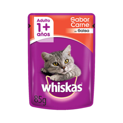 Whiskas Pouch Carne Unidad x 85 G