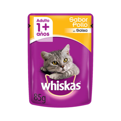 Whiskas Pouch Pollo Unidad x 85 G