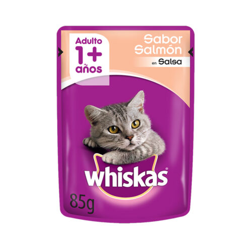 Whiskas Pouch Salmon Unidad x 85 G