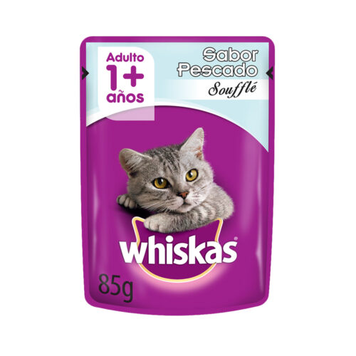 Whiskas Pouch Souffle Unidad x 85 G