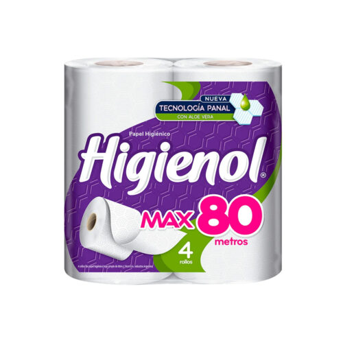 P. Higiénico Higienol Max 4u. x 80 m