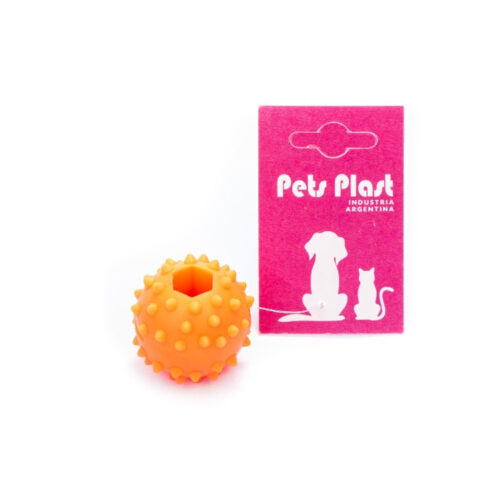 Pelota chica con puas de goma