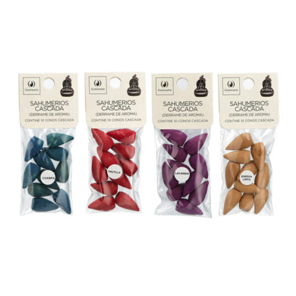 Sahumerios Cono Cascada Iluminarte x 10u
