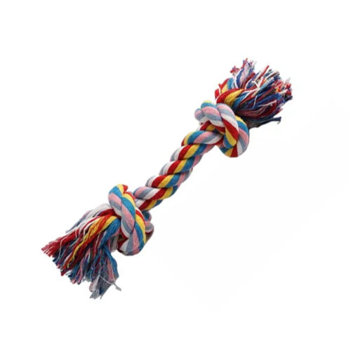 Hueso Alg. 2 nudos 37 cm multicolor