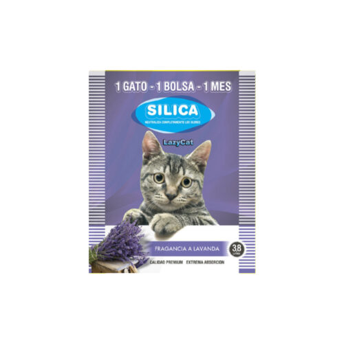 Piedras Silica Lazy Cat - Lavanda 3,8 L