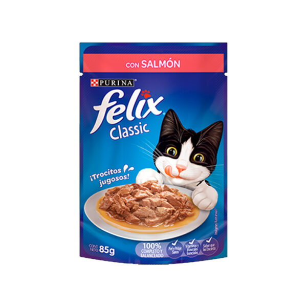 Purina Pouch Felix Salmon 85 G x U.
